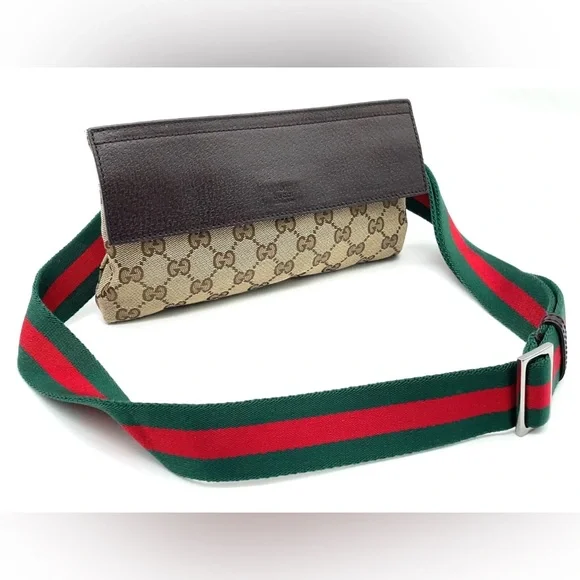 AUTHENTIC Gucci GG Canvas SHERRY LINE Sling Bag W/Dustabg - Picture 3 of 17